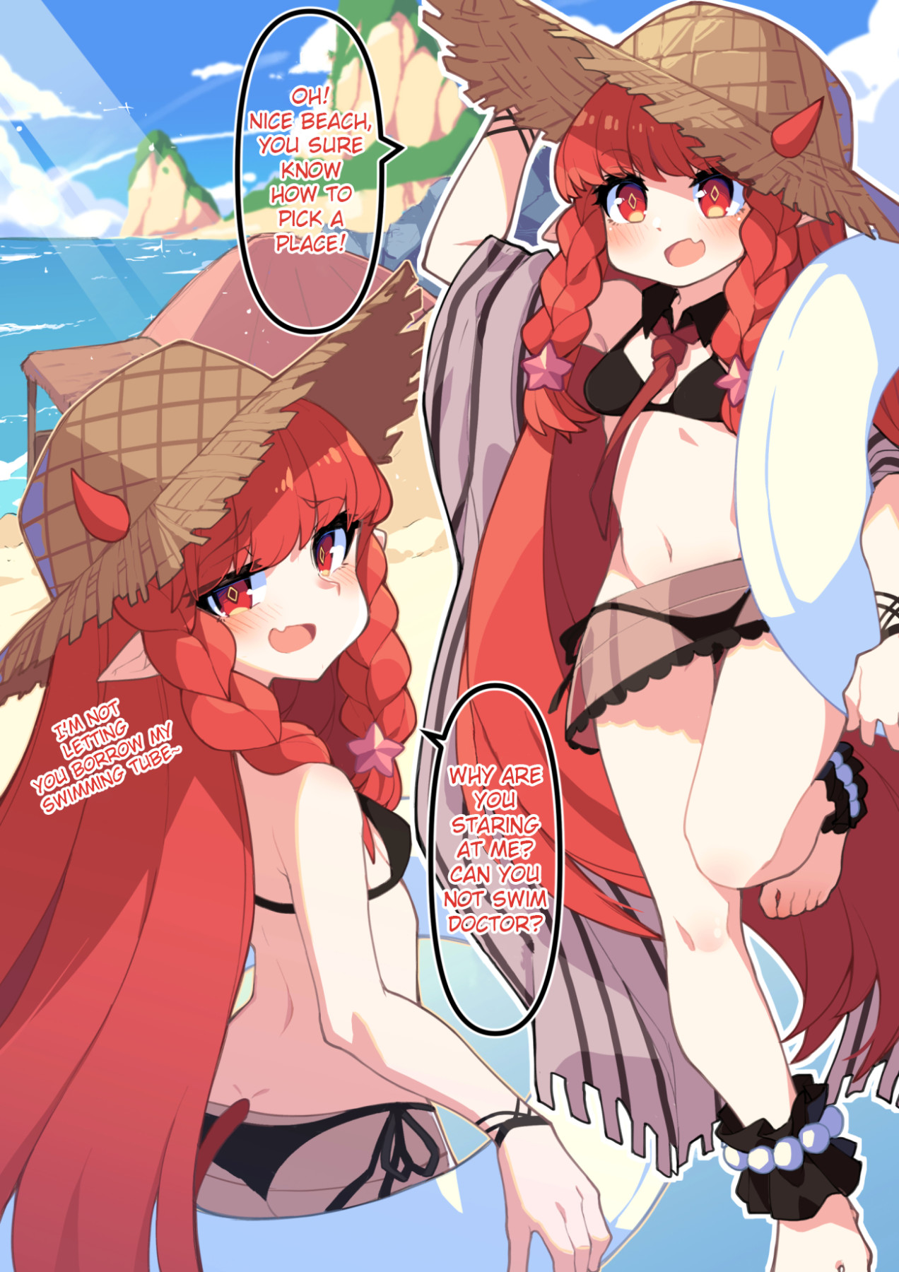 Hentai Manga Comic-Vigna's Beach Holiday-Read-2